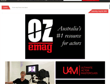 Tablet Screenshot of ozemag.com